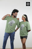 Love with Pizza Unisex Oversize Tee